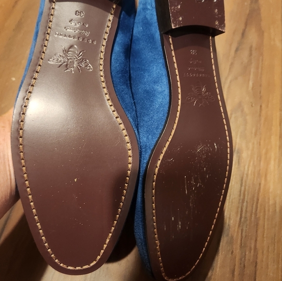 Women's Bougeotte Suede Slip On Penny Loafers - Picture 3 of 6